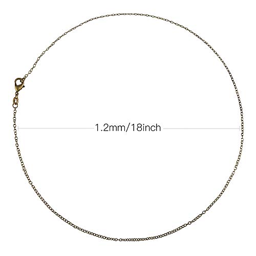 PP OPOUNT 30 Pack Necklace Chains in Gold, Silver and Bronze Plate...